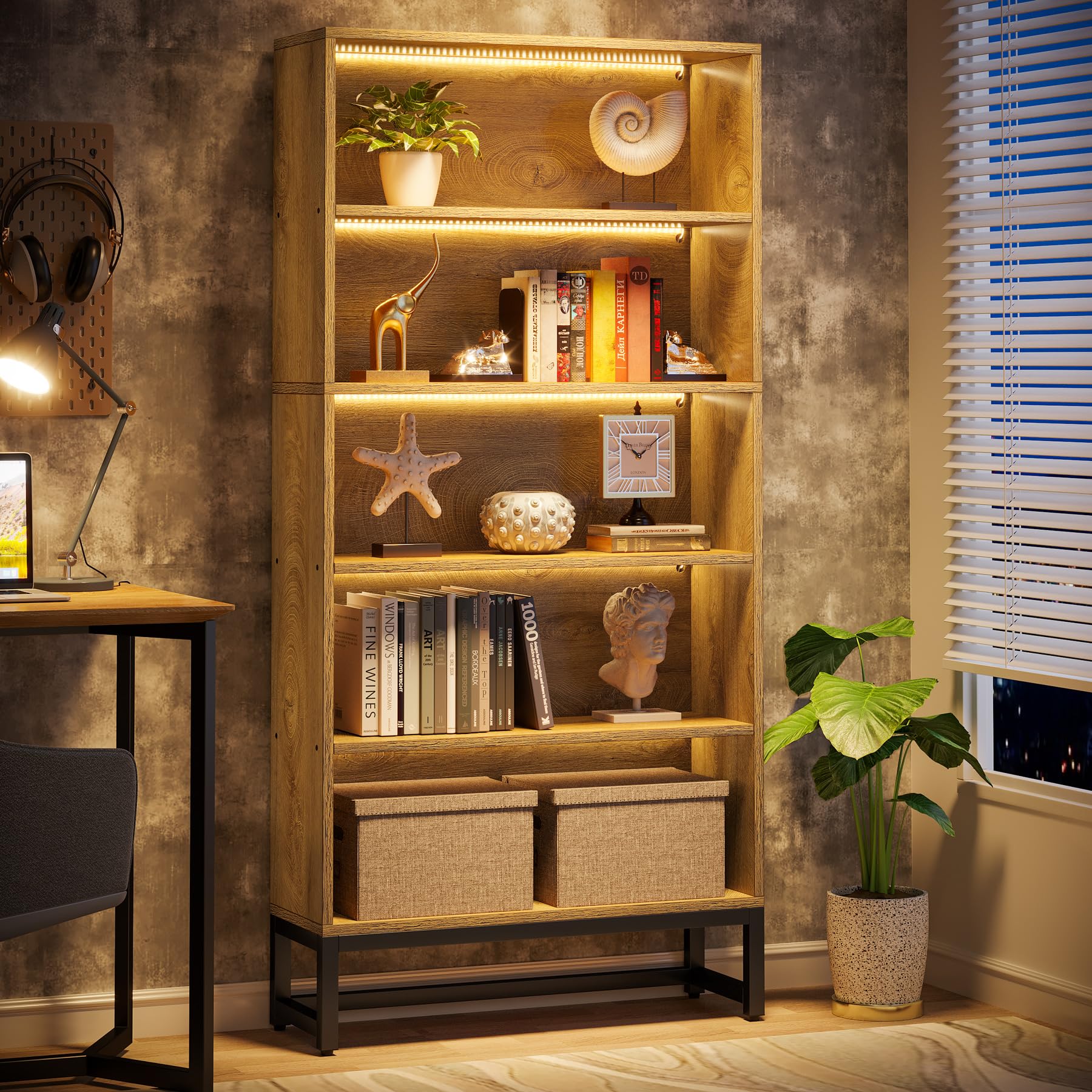 Metal Bookshelf