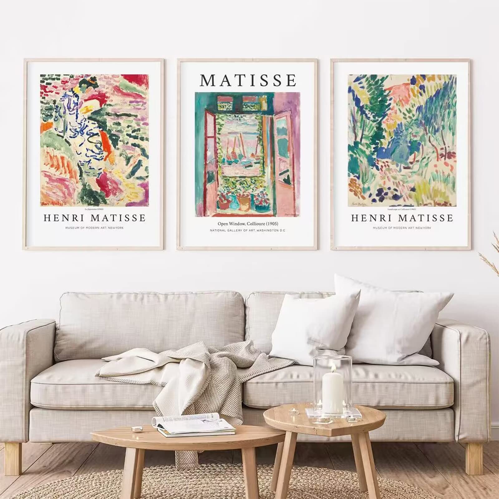 Scandinavian Folk Wall Art Nodic Flower Canvas Wall Decor Norwegian Wall Art Poster Swedish Antique Wall Decor Pictures Floral Bird Prints Vintage Poster for Home Kitchen 16x24x3 Inch Ready to Hang
