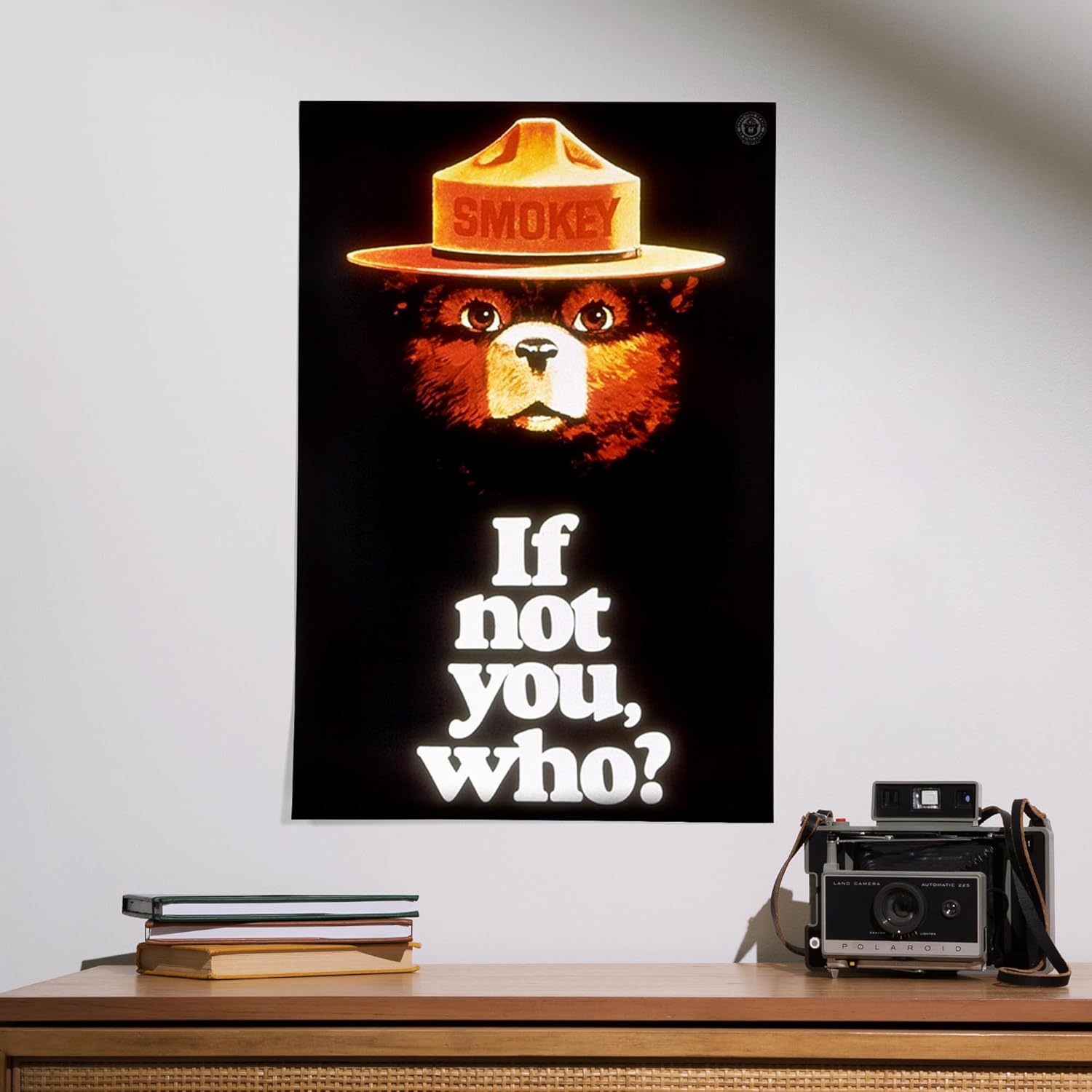 Lantern Press 16x24 Inch Giclee Art Print Wall Decor, Smokey Bear, If Not You, Who, Officially Licensed Vintage Poster