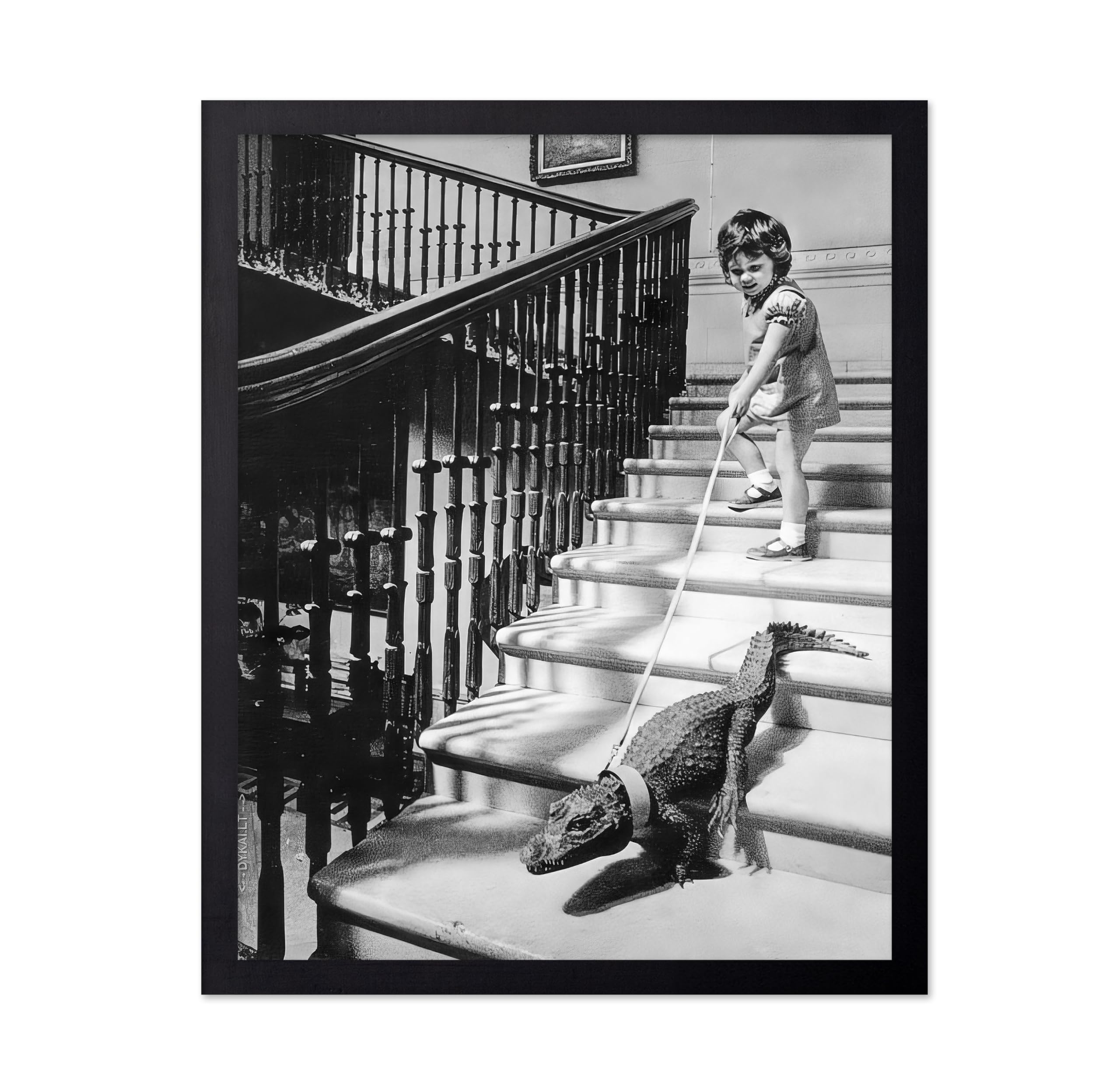 Poster Master Vintage Photograph Poster - Retro Funny Print - Gift for Artist, Friend - Play Golf Free, While Having Your Suit Pressed, Men - Wall Decor for Home, Office, 16x20 Beige Framed