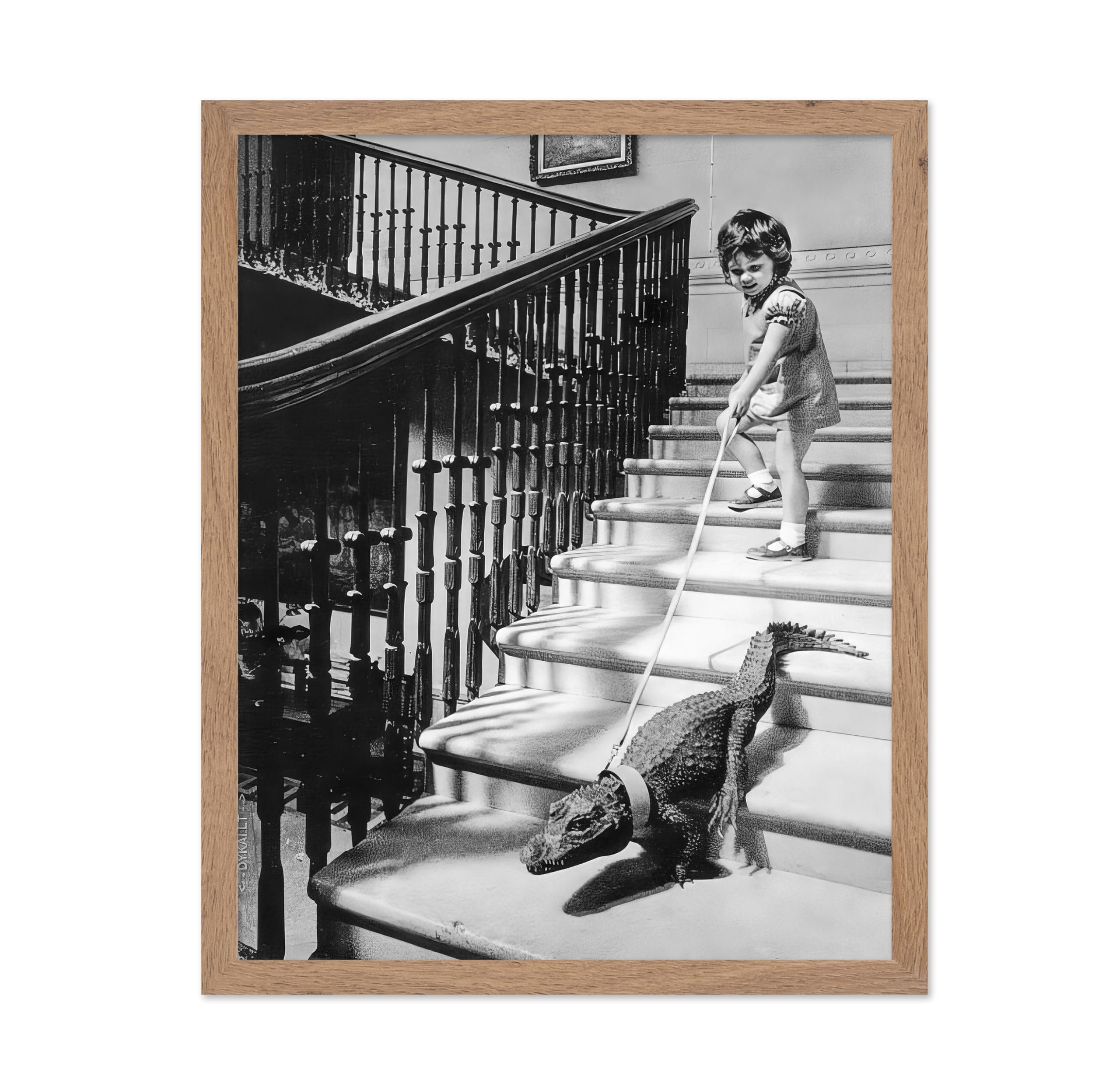 Poster Master Vintage Photograph Poster - Retro Funny Print - Gift for Artist, Friend - Play Golf Free, While Having Your Suit Pressed, Men - Wall Decor for Home, Office, 16x20 Beige Framed