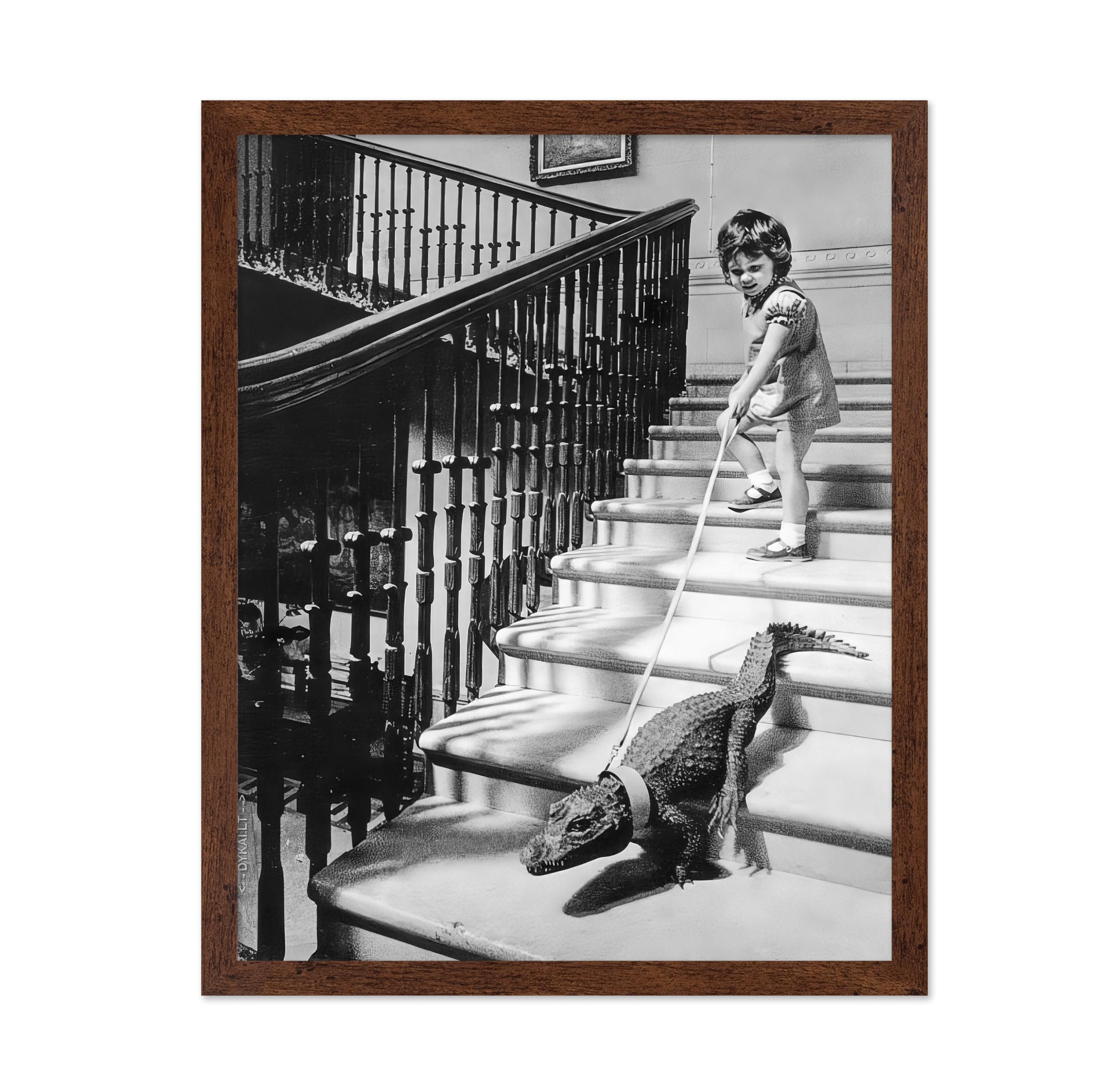 Poster Master Vintage Photograph Poster - Retro Funny Print - Gift for Artist, Friend - Play Golf Free, While Having Your Suit Pressed, Men - Wall Decor for Home, Office, 16x20 Beige Framed