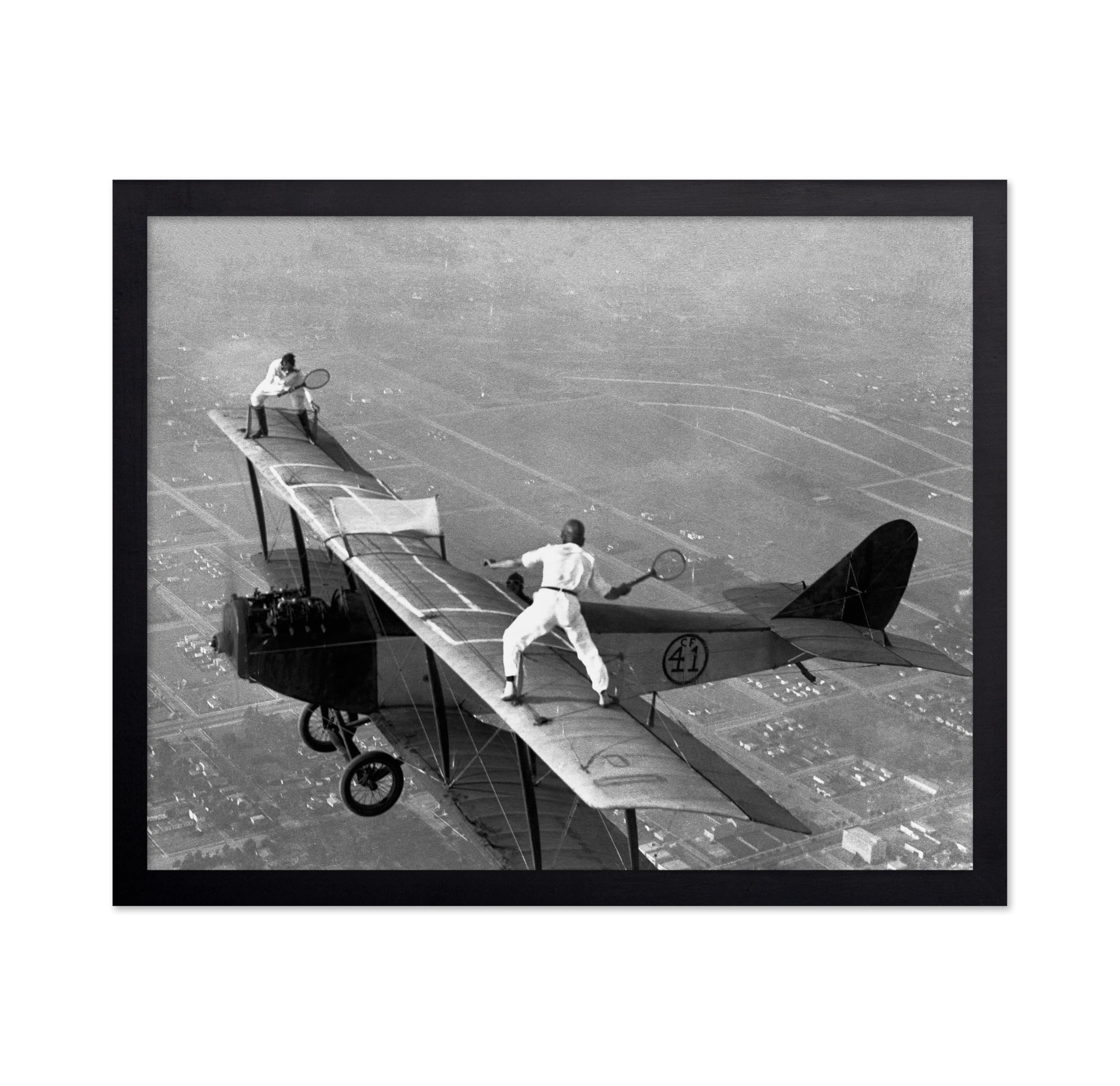 Poster Master Vintage Photograph Poster - Retro Funny Print - Gift for Artist, Friend - Play Golf Free, While Having Your Suit Pressed, Men - Wall Decor for Home, Office, 16x20 Beige Framed