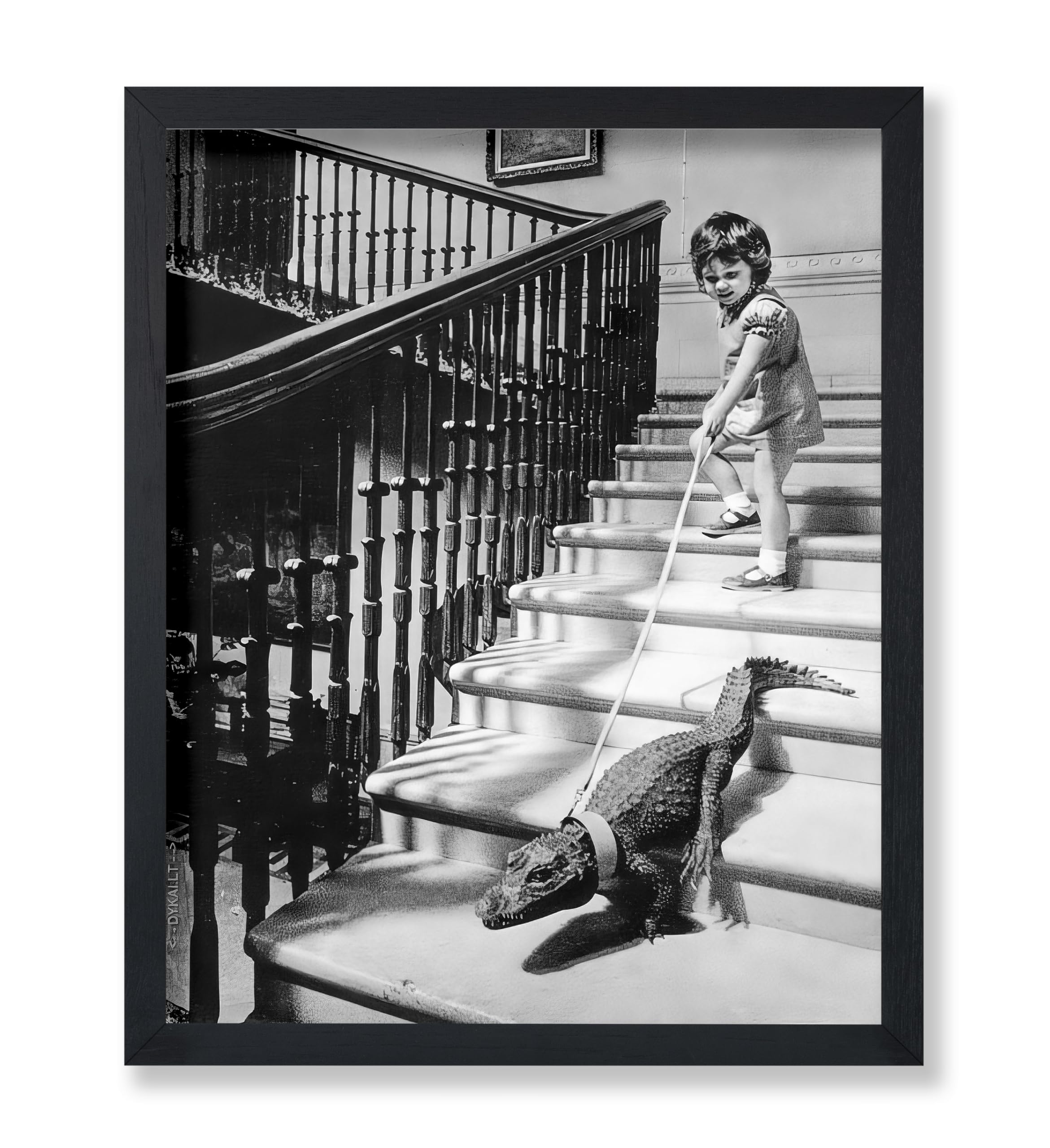Poster Master Vintage Photograph Poster - Retro Funny Print - Gift for Artist, Friend - Play Golf Free, While Having Your Suit Pressed, Men - Wall Decor for Home, Office, 16x20 Beige Framed