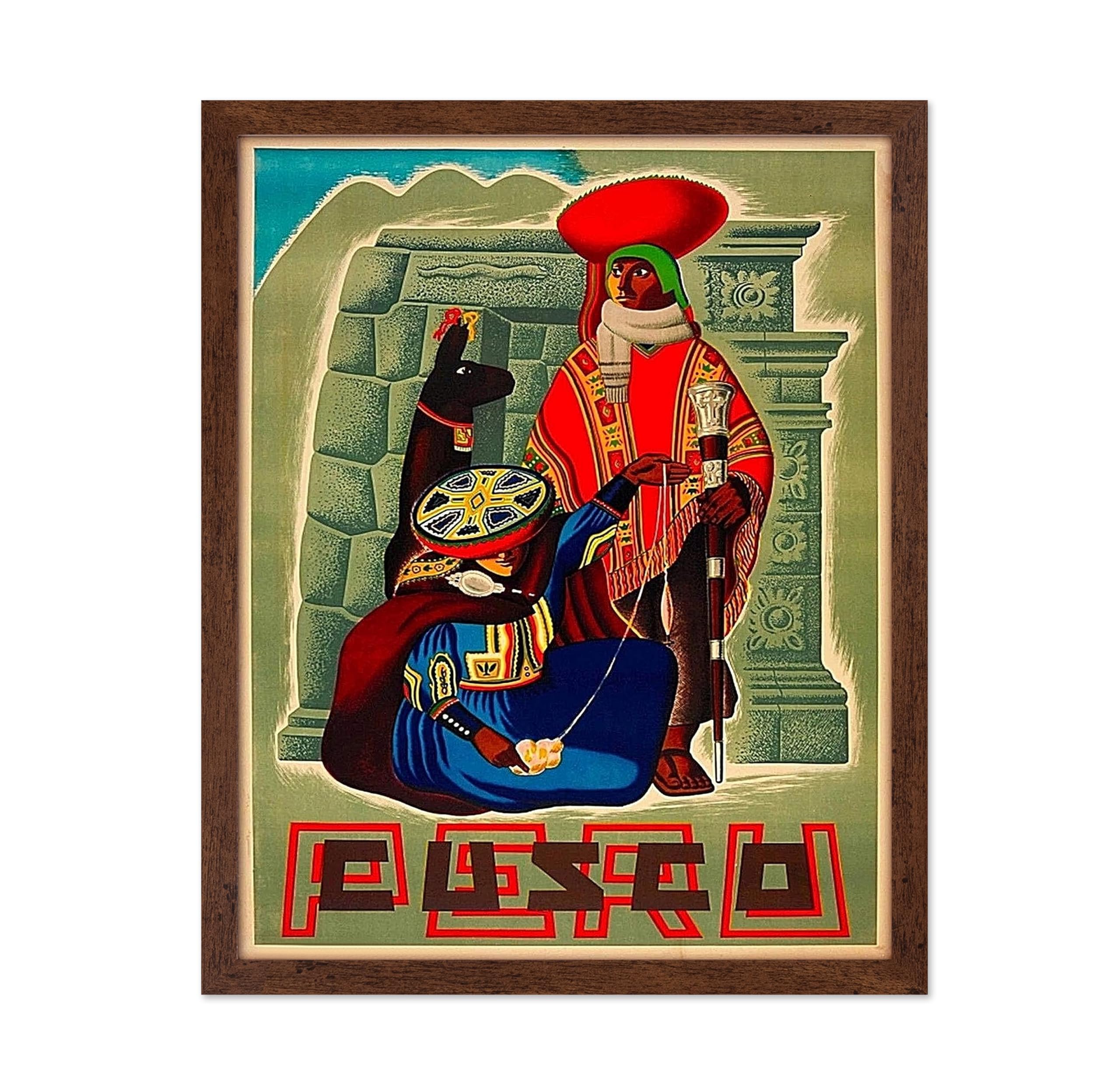 Poster Master Vintage Travel Poster - Retro London Print - Clock Tower Art - Gift for Him, Her, Travel Lover - Colorful Wall Decor for Bedroom, Living Room, Office, 8x10 Black Framed